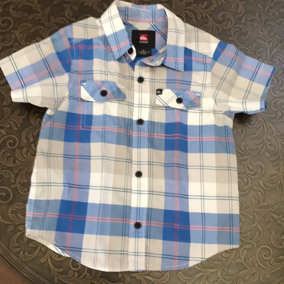 Quicksilver Button Down Shirt Size 5 - Picture 1 of 4